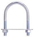BOLT U STEEL 5/16X2X3 ZINC    