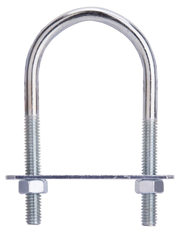 BOLT U STEEL 5/16X2X3-5/8 ZN  