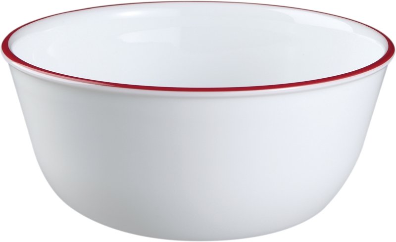 BOWL 28OZ SUPER SOUP RED BAND 