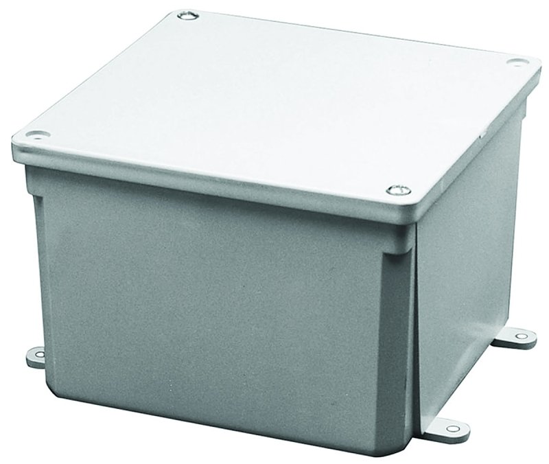 BOX JUNCTION PVC DIR BRL 6X6X4