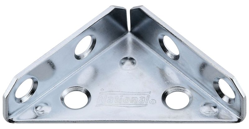 BRACE CORNER ZINC PLATED 2IN  