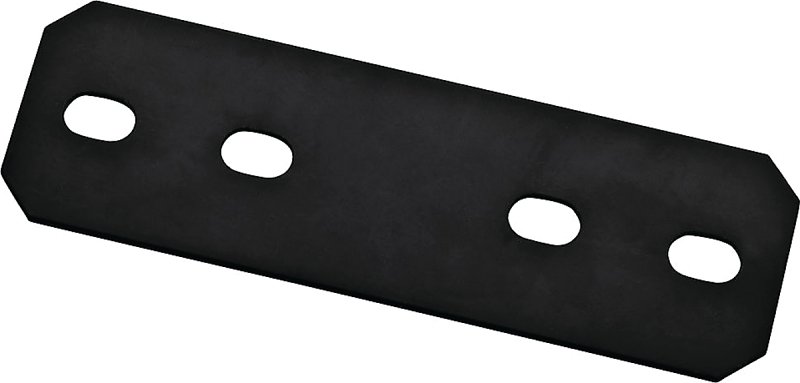 BRACE MEND 9.5X3X1/8 BLK STL  