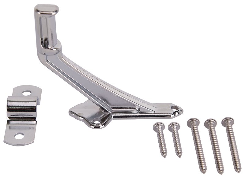 BRACKET HANDRAIL ZINC BRT CHRM