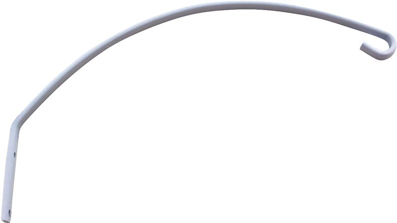 BRACKET PLANT ARCH WHITE 12IN 