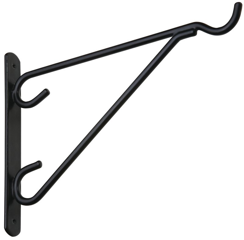 BRACKET PLANT BLK VYNL CT 12IN