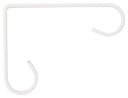 BRACKET PLANT WHITE SCROLL 4IN