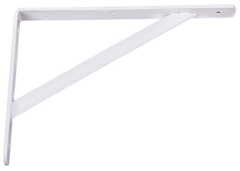 BRACKET SHELF 400MM(16IN) WHT 