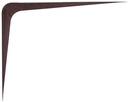 BRACKET SHELF CHOCOLATE 10X12 
