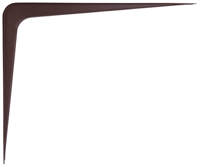 BRACKET SHELF CHOCOLATE 12X14 