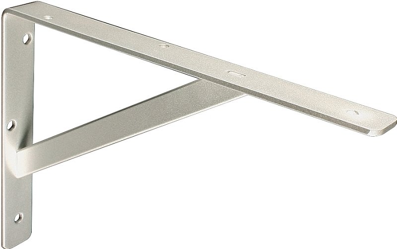 BRACKET SHELF STLHD 12IN TITMN
