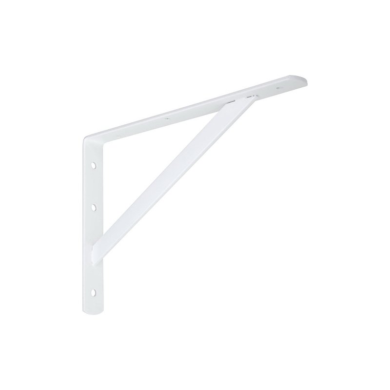 BRACKET SHELF WHITE 12IN      