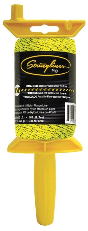 BRAIDED LINE FL YEL/BLK 500 FT