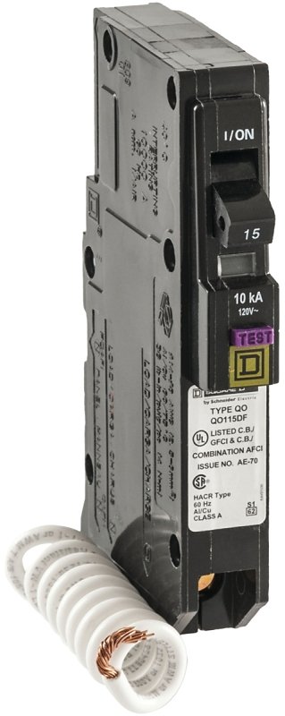 BREAKER 15A CAFCI/GFCI 1 POLE 