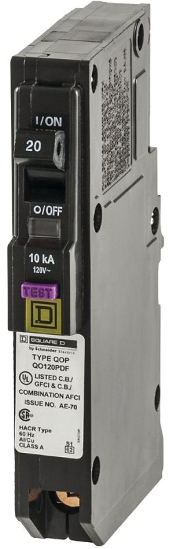 BREAKER 20A CAFCI/GFCI 1 POLE 
