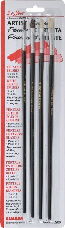 BRUSH ART PAINT 4 PIECE SET   
