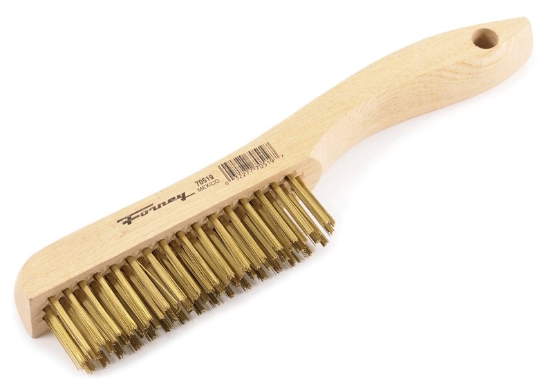 BRUSH BRASS SCRATCH SHOE HNDL 