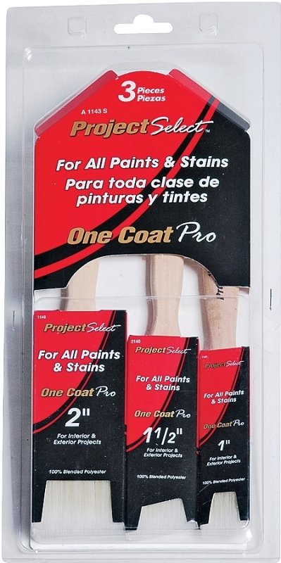 BRUSH PAINT SET POLYESTER 3PC 
