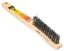 BRUSH STEEL V-GROOVE WD HNDL  