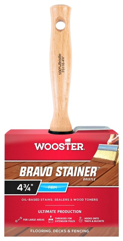 BRUSH STN SEALR WHT CHINA 4IN 