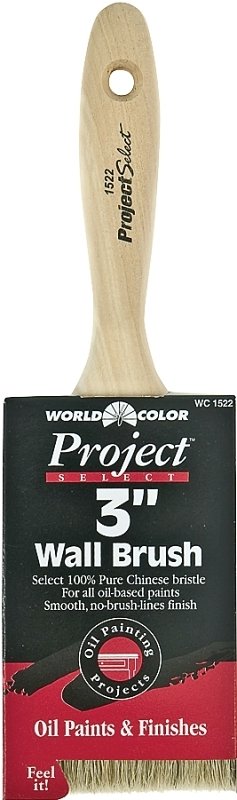 BRUSH VRNSH WALL WHT CHINA 3IN