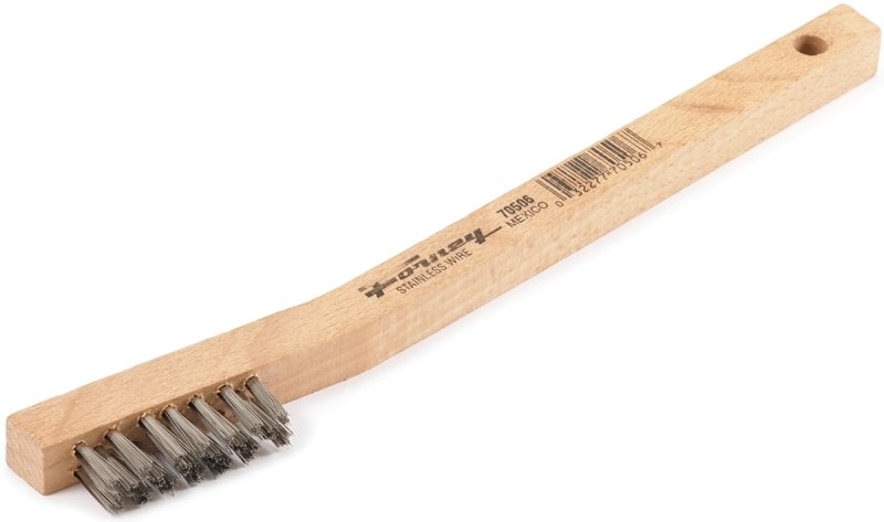 BRUSH WIRE 3X7IN WOODEN HNDL  