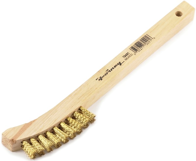BRUSH WIRE BRASS 8-5/8X1/2IN  
