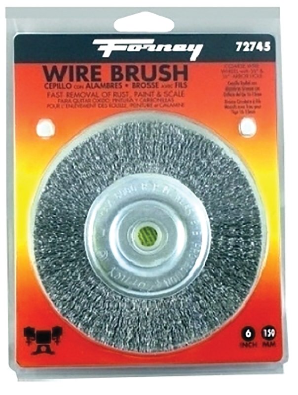 BRUSH WIRE WHEEL CRS 6X.012IN 
