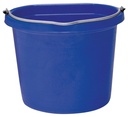 BUCKET FLAT SIDE BLUE 8QT     