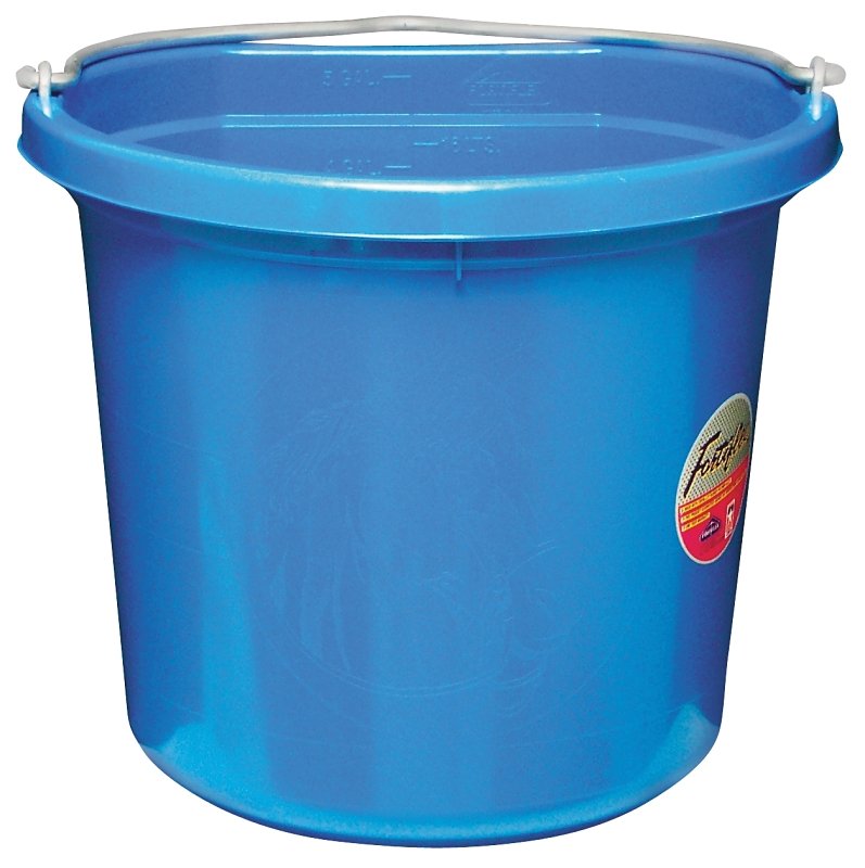 BUCKET FLAT-SIDED BLUE 20QT   