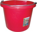 BUCKET FLAT-SIDED RED         