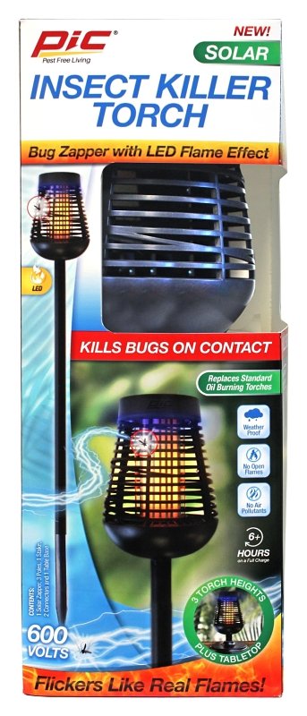 BUG ZAPPER W/LED FLAME TORCH  