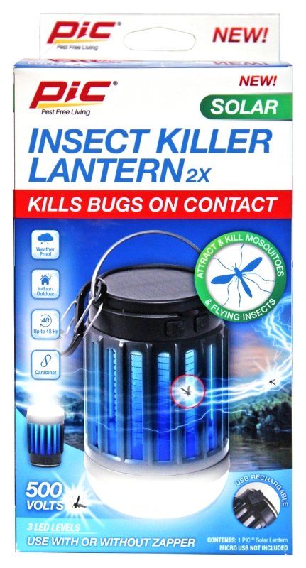 BUG ZAPPER/LANTERN 2IN1 SOLAR 