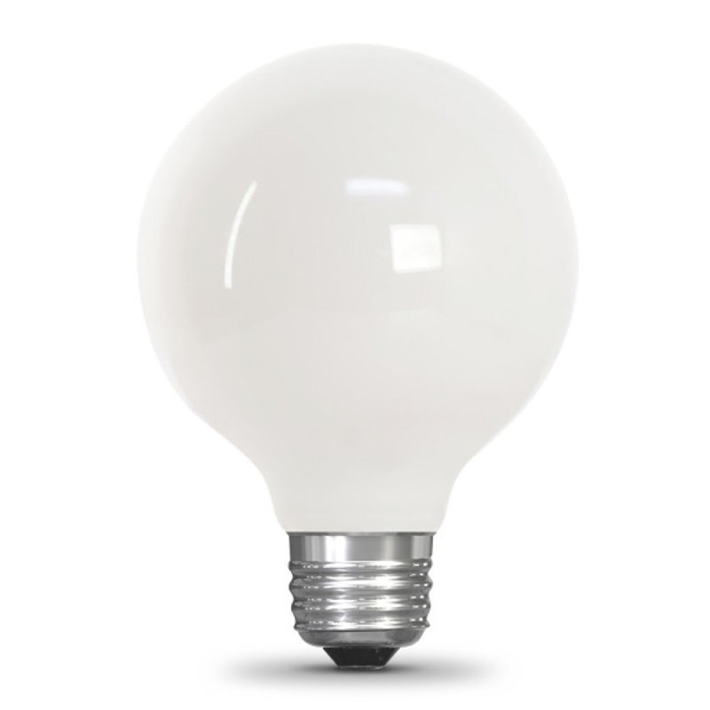 BULB LED 60W G25 50K DIM WHITE