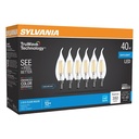 BULB LED B10 DAYLIGHT CLR 40W 