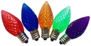 BULB LED C7 PLASTIC CRYS MULTI