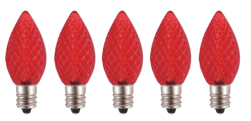 BULB LED RETRO C7 CRYSTAL RED 