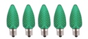 BULB LED RETRO C9 CRYSTAL GRN 