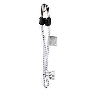 BUNGEE CORD SS HK BLK/WHT 24IN