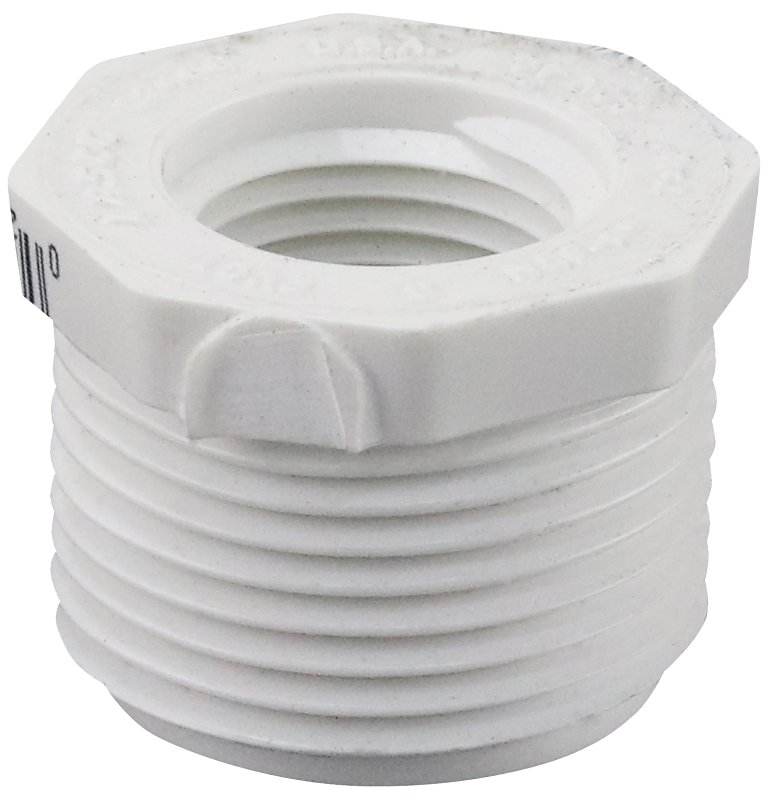BUSHING REDUC PVC 1MIPX1/2FIP 