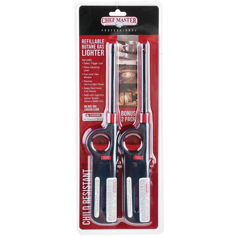 BUTANE GAS LIGHTER REFILLABLE 