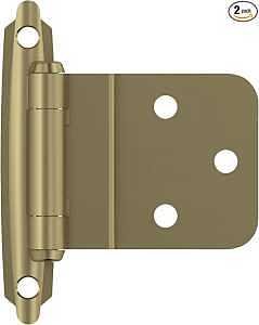 CAB HINGE INSET GLD CHMP 3/8IN