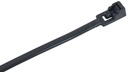 CABLE TIE RLS 12IN 50LB UV BLK