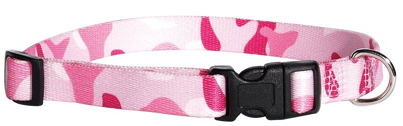 CAMO COLLAR PINK 10-16IN      