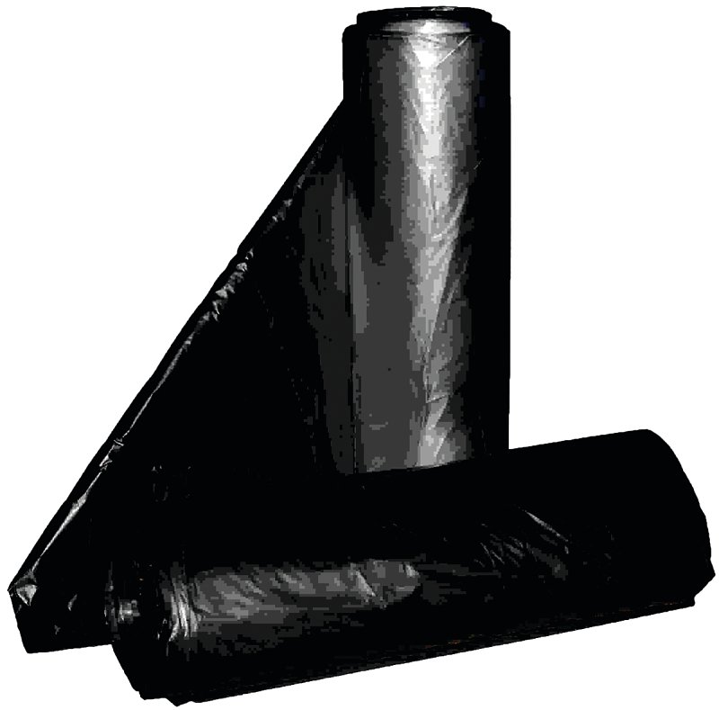 CAN LINER COMM BLACK 1.5M 60G 