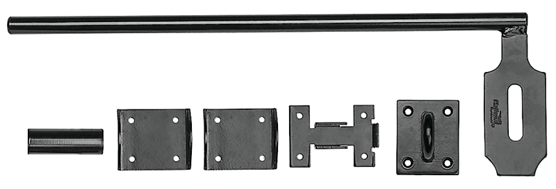 CANE BOLT BLACK 5/8X18IN      