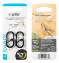 CARABINER DUAL CHAMBER BLK NO1