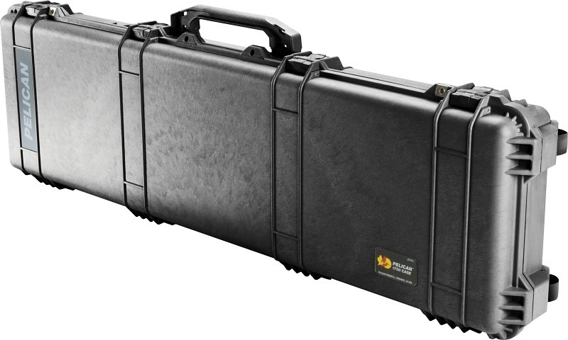 CASE W/FOAM LAYER BLACK LONG  
