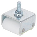 CASTER APPL 7/8IN ZINC WHITE  