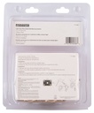 CASTER PLATE 1-1/4IN BRS/WHT  