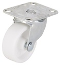 CASTER PLATE 1-5/8IN ZINC/WHT 